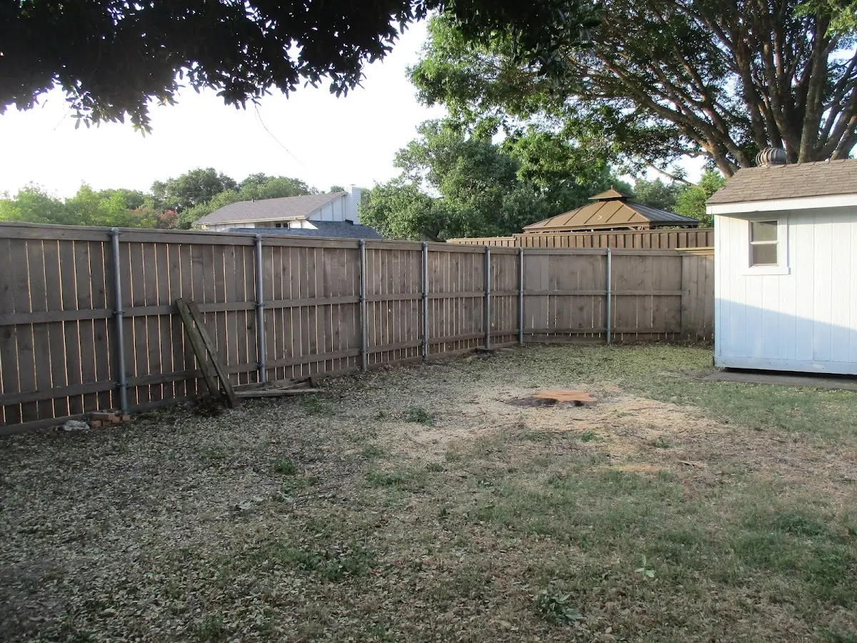 Cleared yard after professional tree removal in East Templeton
